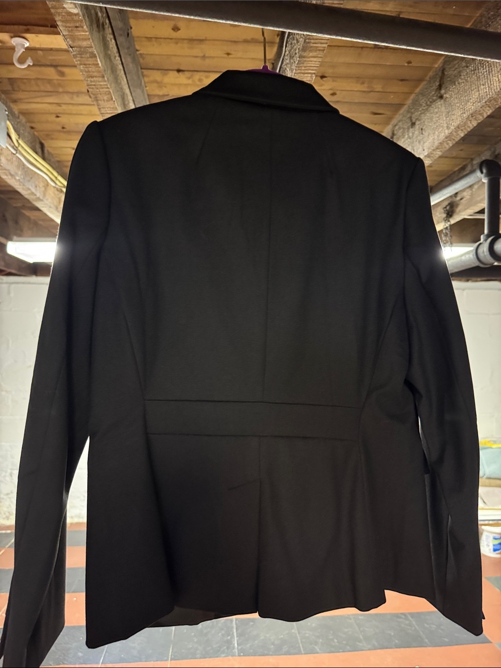 Banana Republic Women's Black Tailored Three-Button Blazer - Picture 4 of 5